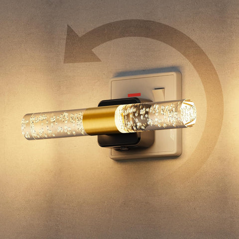 Rotatable plug-in night light

