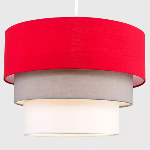 Alpha Lights modern fabric ceiling pendant UK

