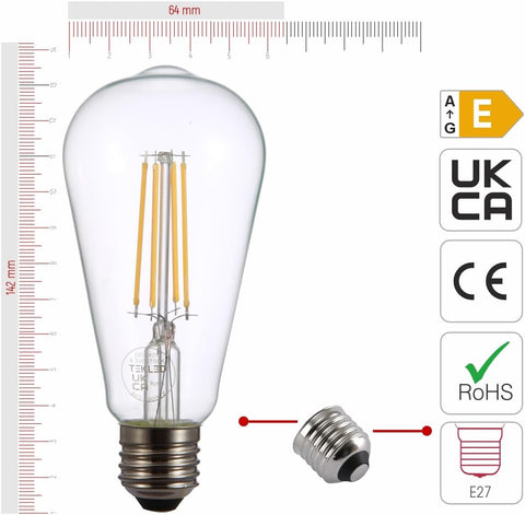ST64 Vintage Retro LED Festoon Bulbs