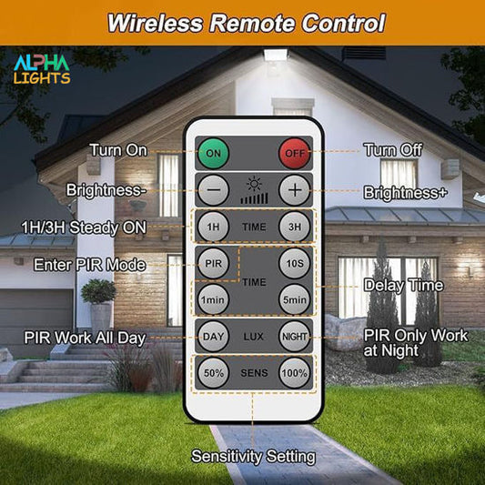 Security Lights Outdoor Motion Sensor, 30W PIR Sensor Security Light 2600 Lumen IP66 Waterproof Motion Sensor Floodlight, 6500K Cold White LED Outdoor Light Mains Powered for Backyard, Garden
