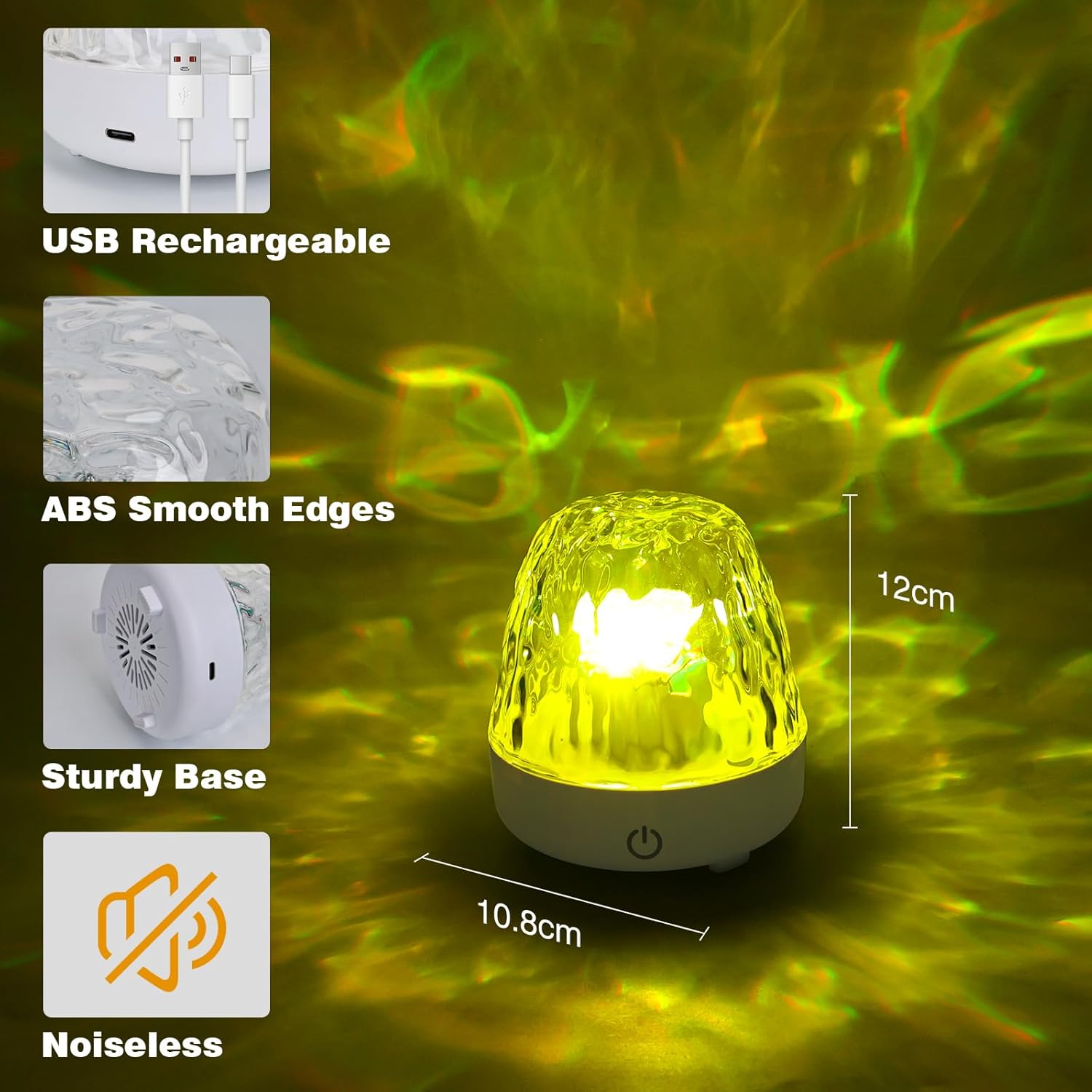 Sensory night light projector for kids bedroom