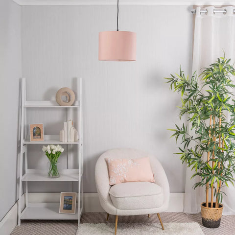 Drum ceiling light shades for modern spaces
