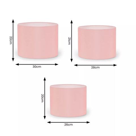 Contemporary pendant lamp shades set
