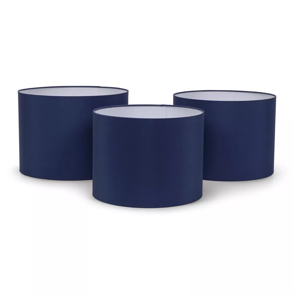 Drum style ceiling shades for soft lighting

