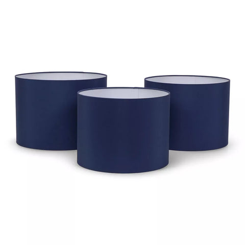 Drum style ceiling shades for soft lighting
