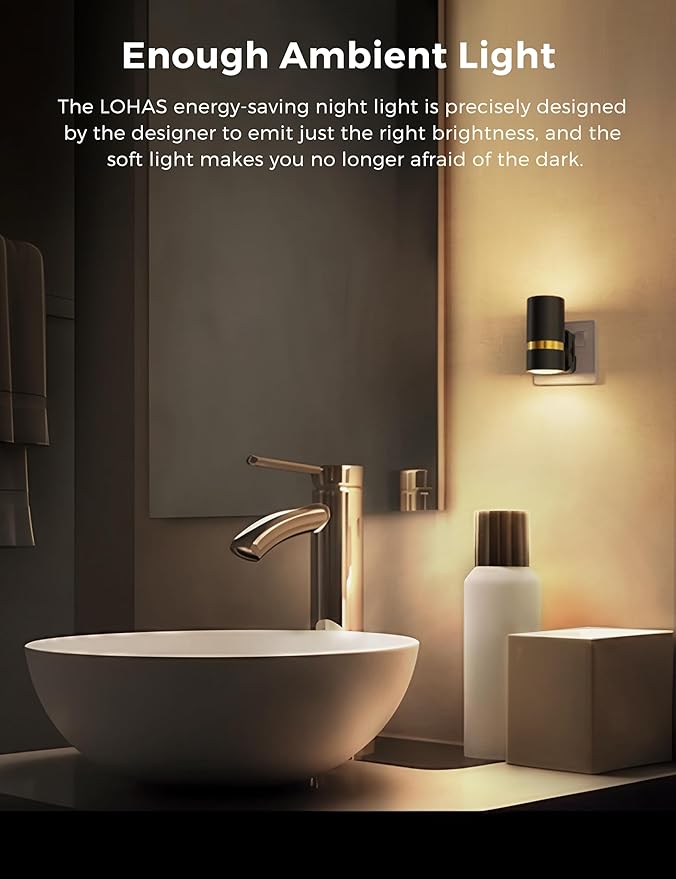 Shop 2 Pack LED Night Light Plug in Wall Light in UK - Upgrade Today!