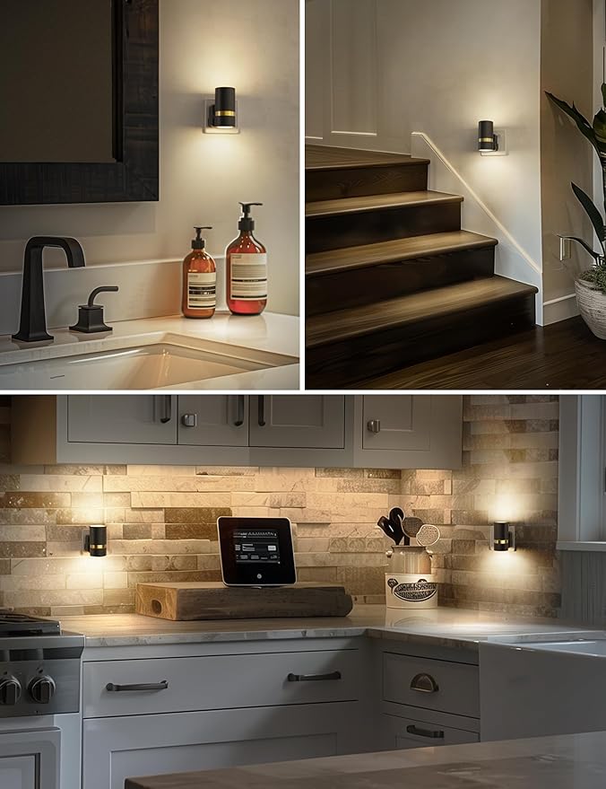 Shop 2 Pack LED Night Light Plug in Wall Light in UK - Upgrade Today!