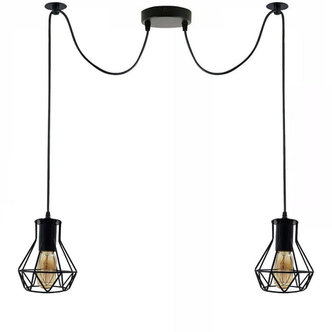 UK 5-Arm Adjustable Pendant Light Fixture


