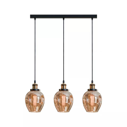 Alpha Lights Modern 3-Way Hanging Light Fixture




