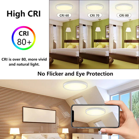 Adjustable LED ceiling light – 3000K to 6500K
