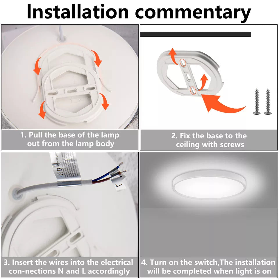 Shop Modern Circular Thin Drop Ceiling Light In UK - Limited Stock!