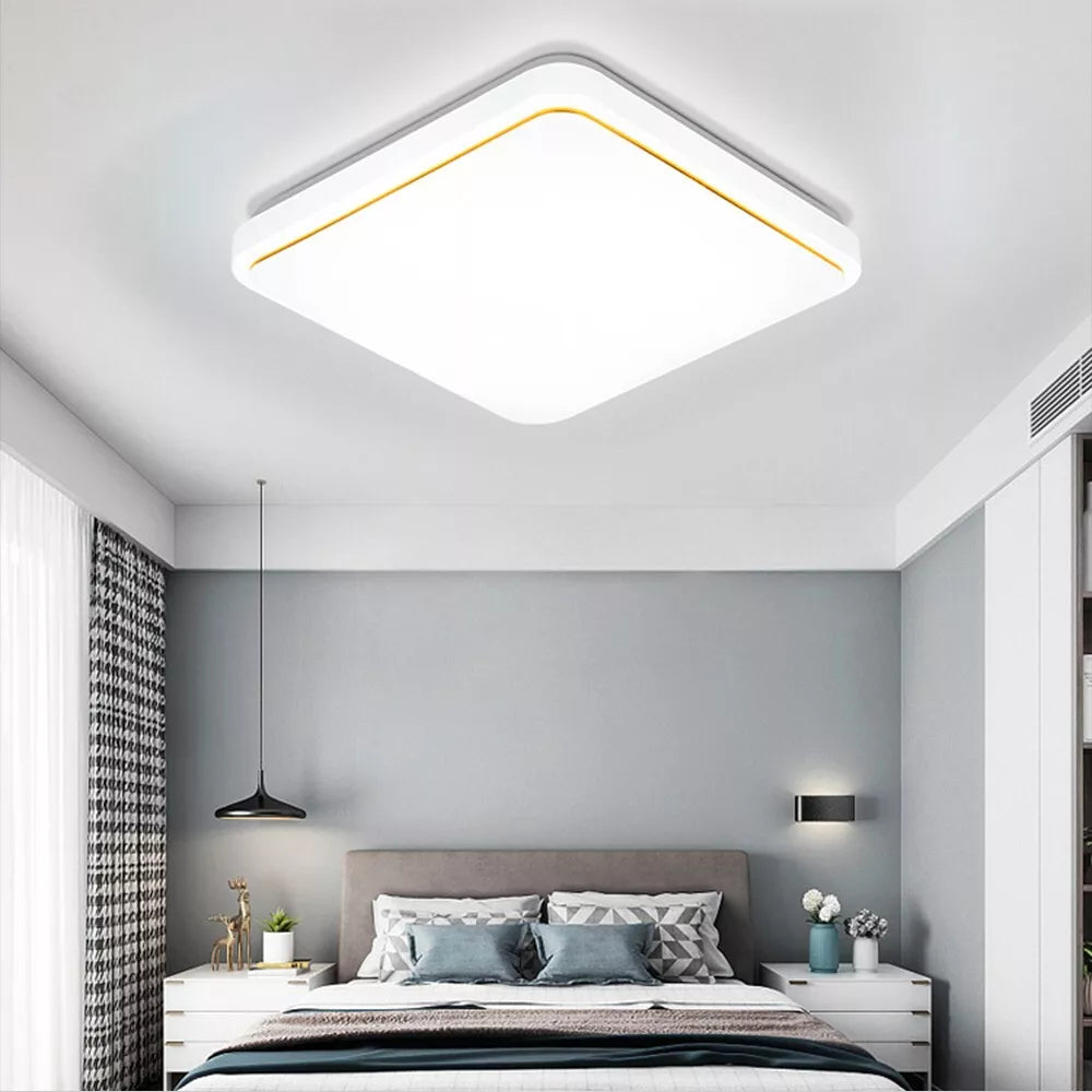 Modern Square Flush Mount Ceiling Light Fixture In UK – Shop Now!