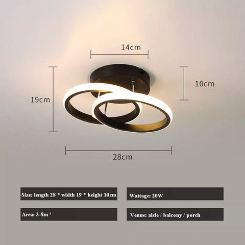 Spiral design LED chandelier for UK homes


