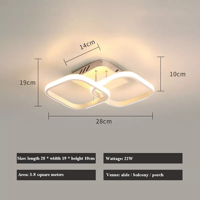 Stylish modern LED ceiling fixture UK


