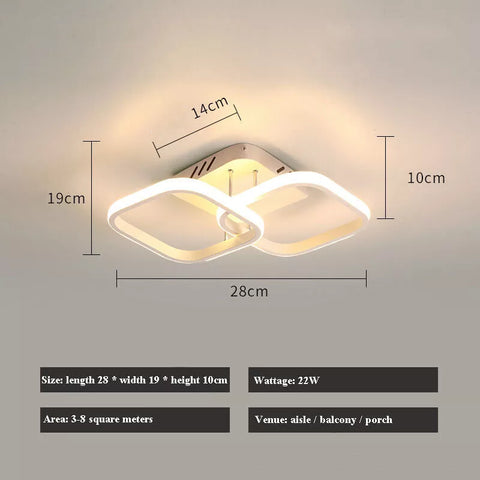 Stylish modern LED ceiling fixture UK


