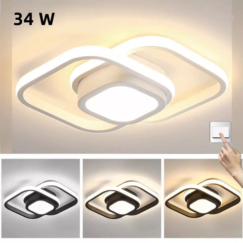 Hanging modern LED chandelier light UK


