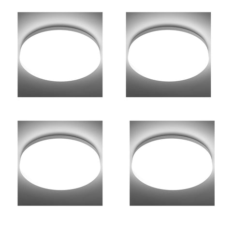 Close-up view of LED 48W ceiling light diffusing bright, uniform light

