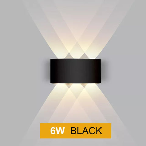 Easy installation of the LED wall light on an exterior wall

