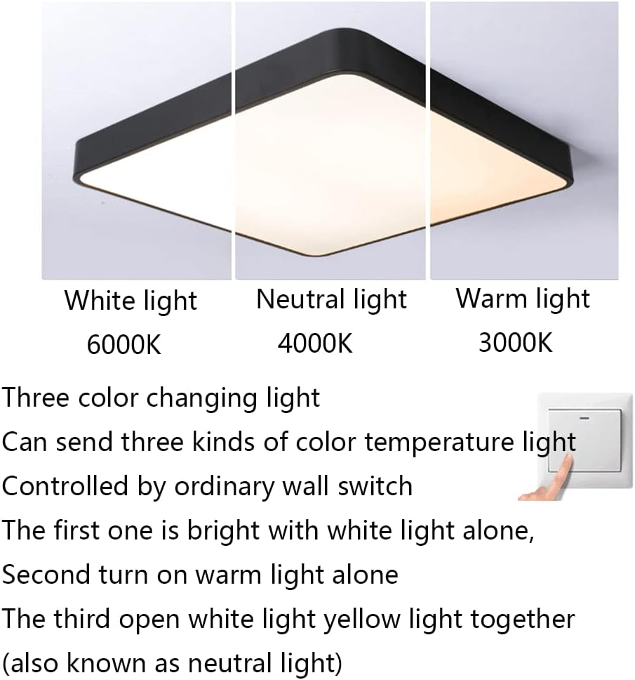LED Square Flush Mounted Ceiling Lights in UK