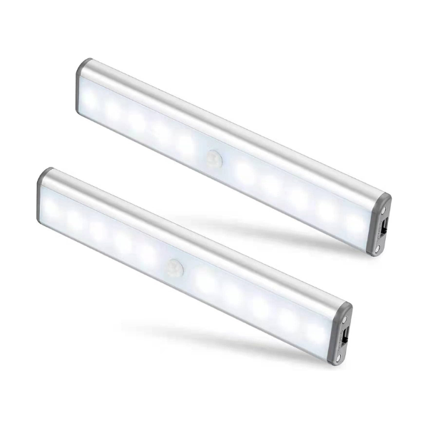 Window Sensor Light 10 LED Motion Sensor Wireless Lights (2 Pack)