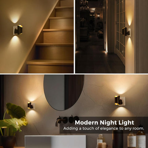 Sleek rectangular night light design


