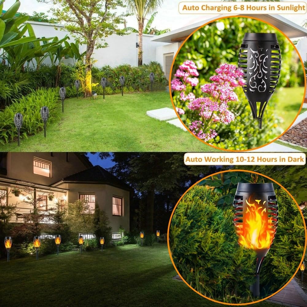 Solar Flame Lights for Pathway

