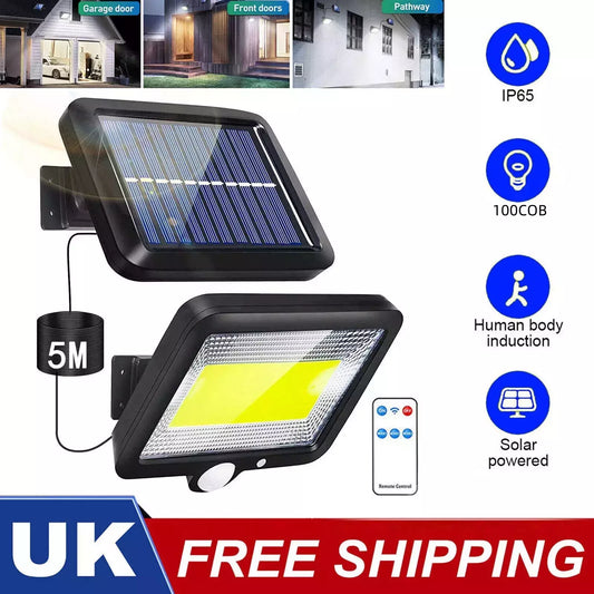Solar Lights Outdoor - Solar Wall Light Solar Motion Sensor Security Lights with&nbsp; Wide Angle IP65 Waterproof 3 Optional Mode for Garden Patio Yard Front Door Garage Porch