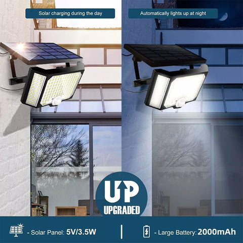 Durable ABS plastic construction of wall light


