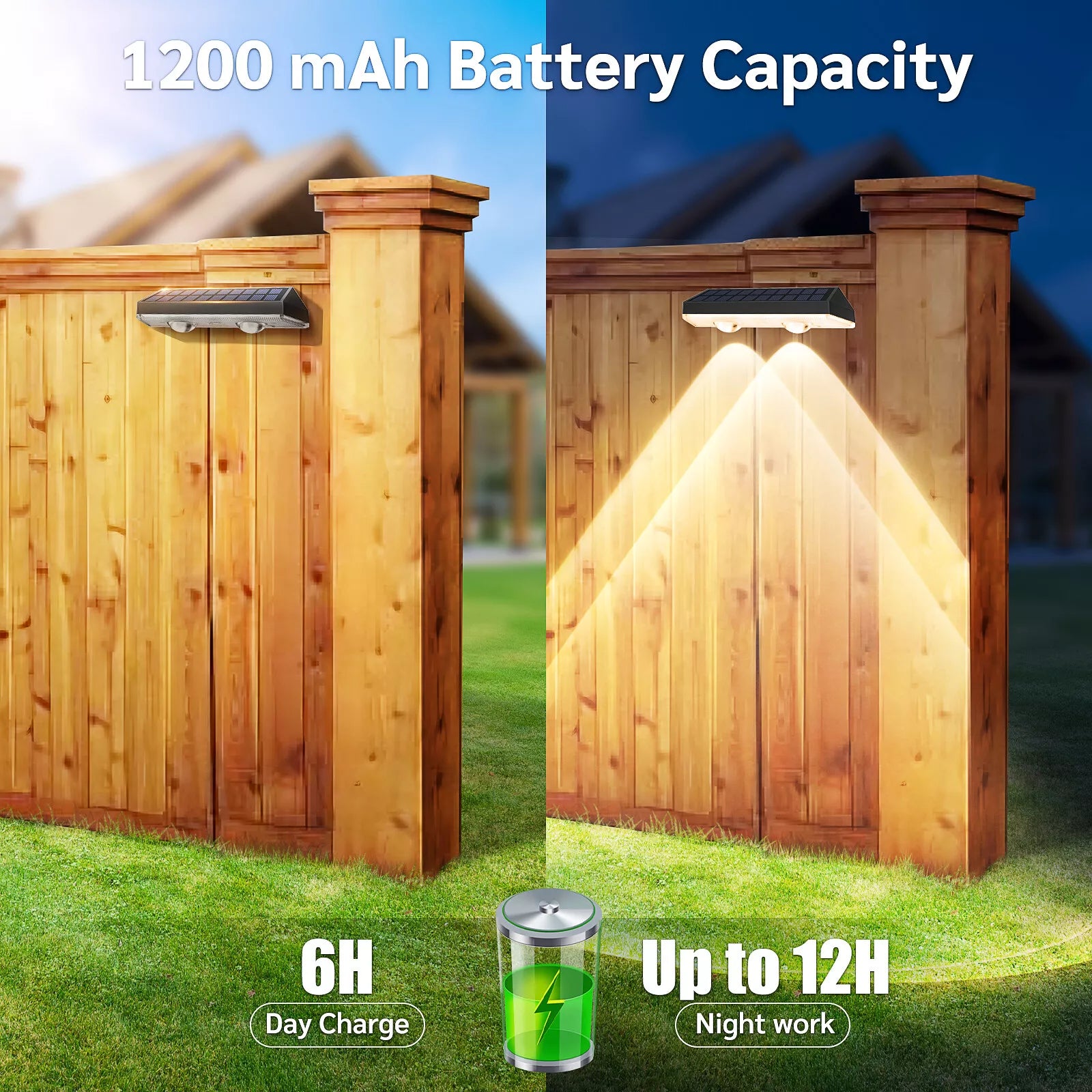  Solar Powered Door Fence Wall Lights in UK LED Outdoor Garden Lamp