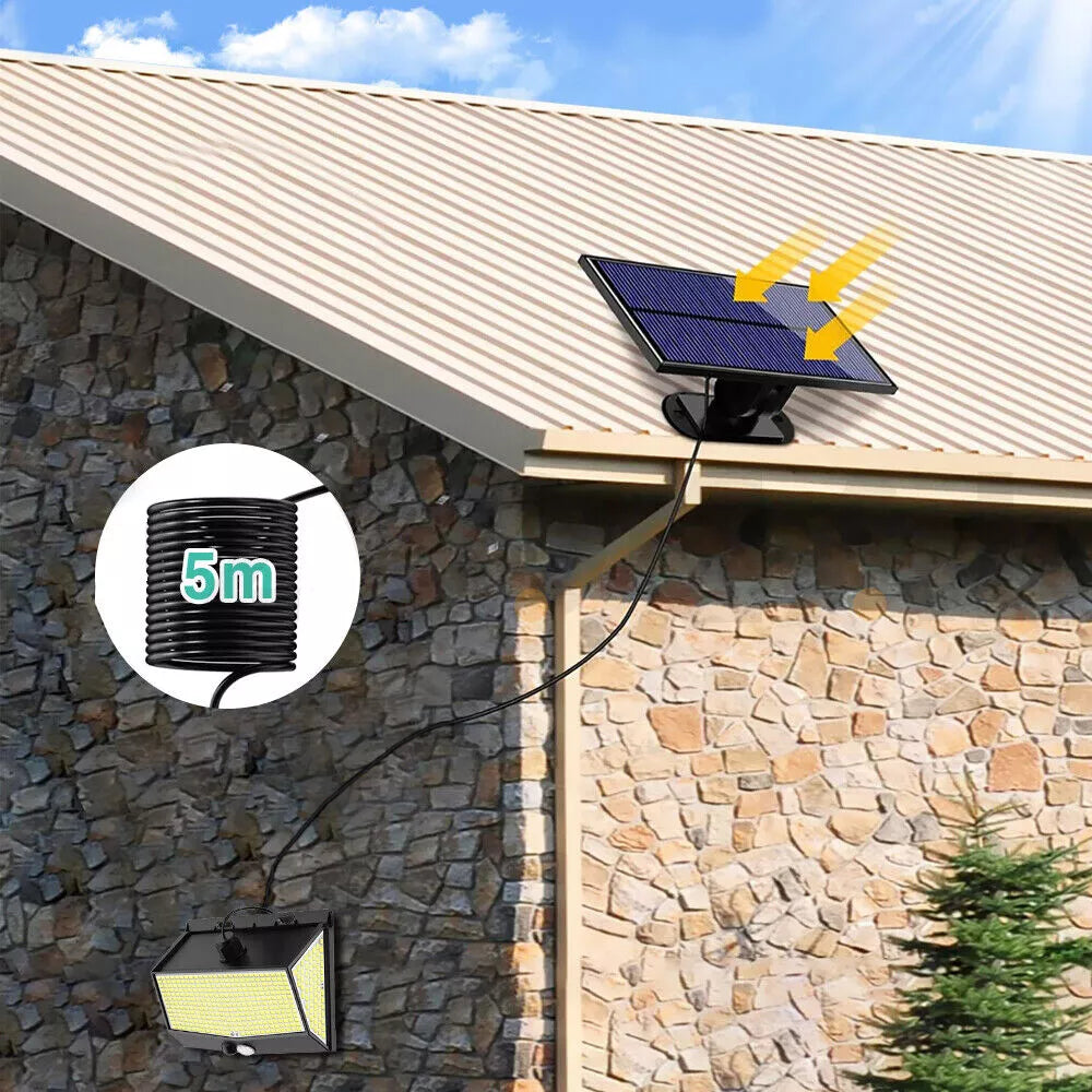 Solar Security PIR Motion Sensor LED Light in UK - Upgrade Today!