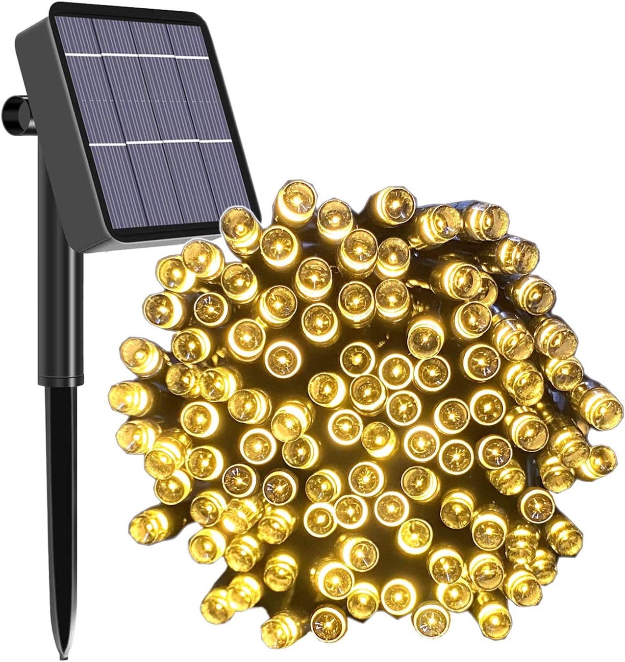 Solar String Lights Outdoor, 65ft 200 LED Solar Garden Fairy Lights Waterproof 8 Modes Solar Powered Decorative Lights - thelights4u.com