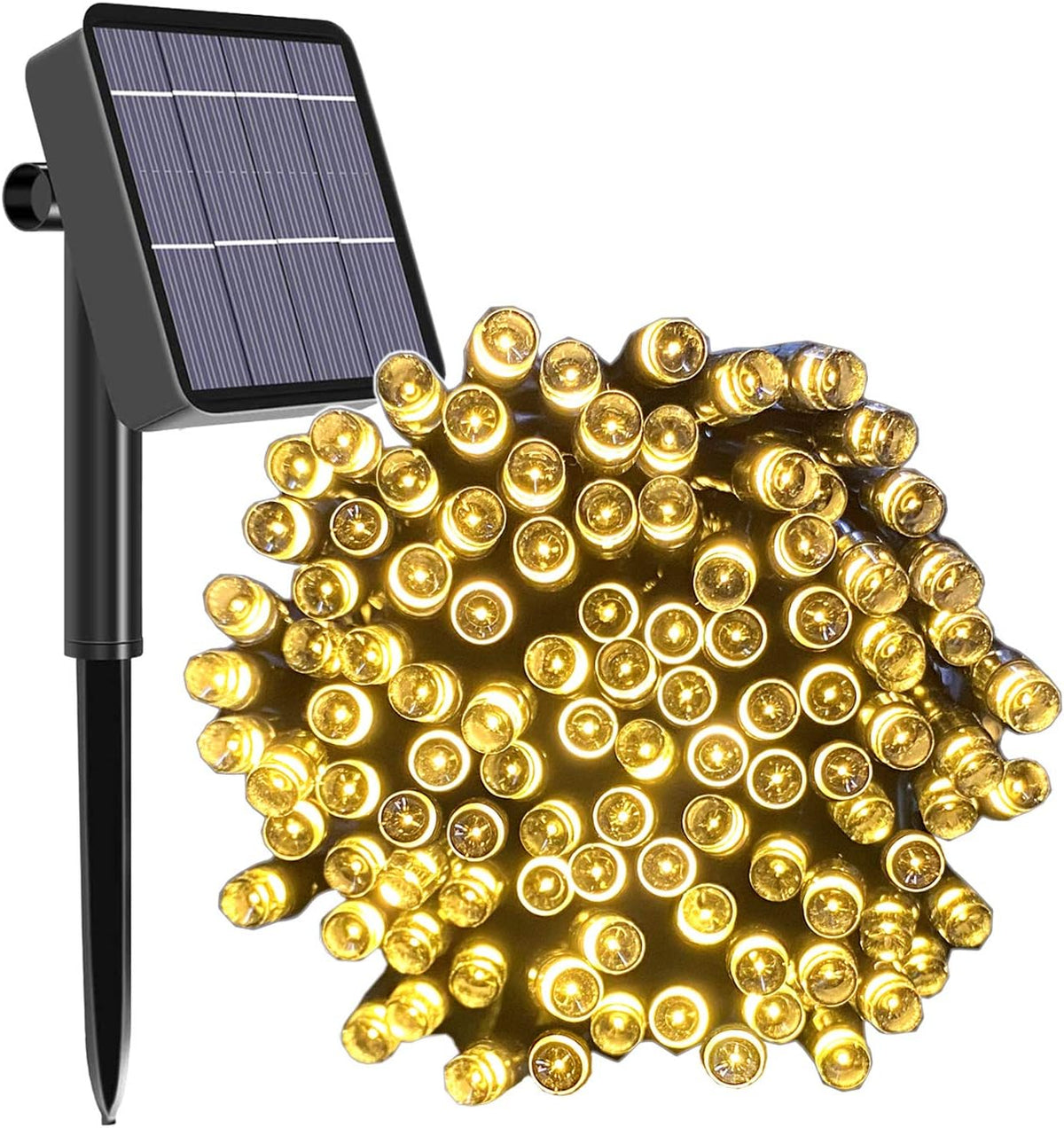 Solar String Lights Outdoor, 65ft 200 LED Solar Garden Fairy Lights Waterproof 8 Modes Solar Powered Decorative Lights - thelights4u.com