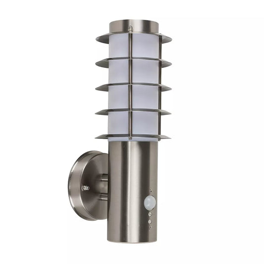 Stainless Steel PIR Infrared Motion Sensor Outdoor LED Wall Light (Warm White)