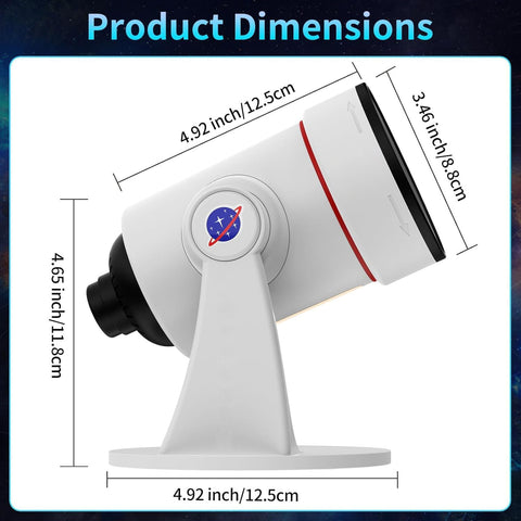 Starry sky projector with adjustable focus