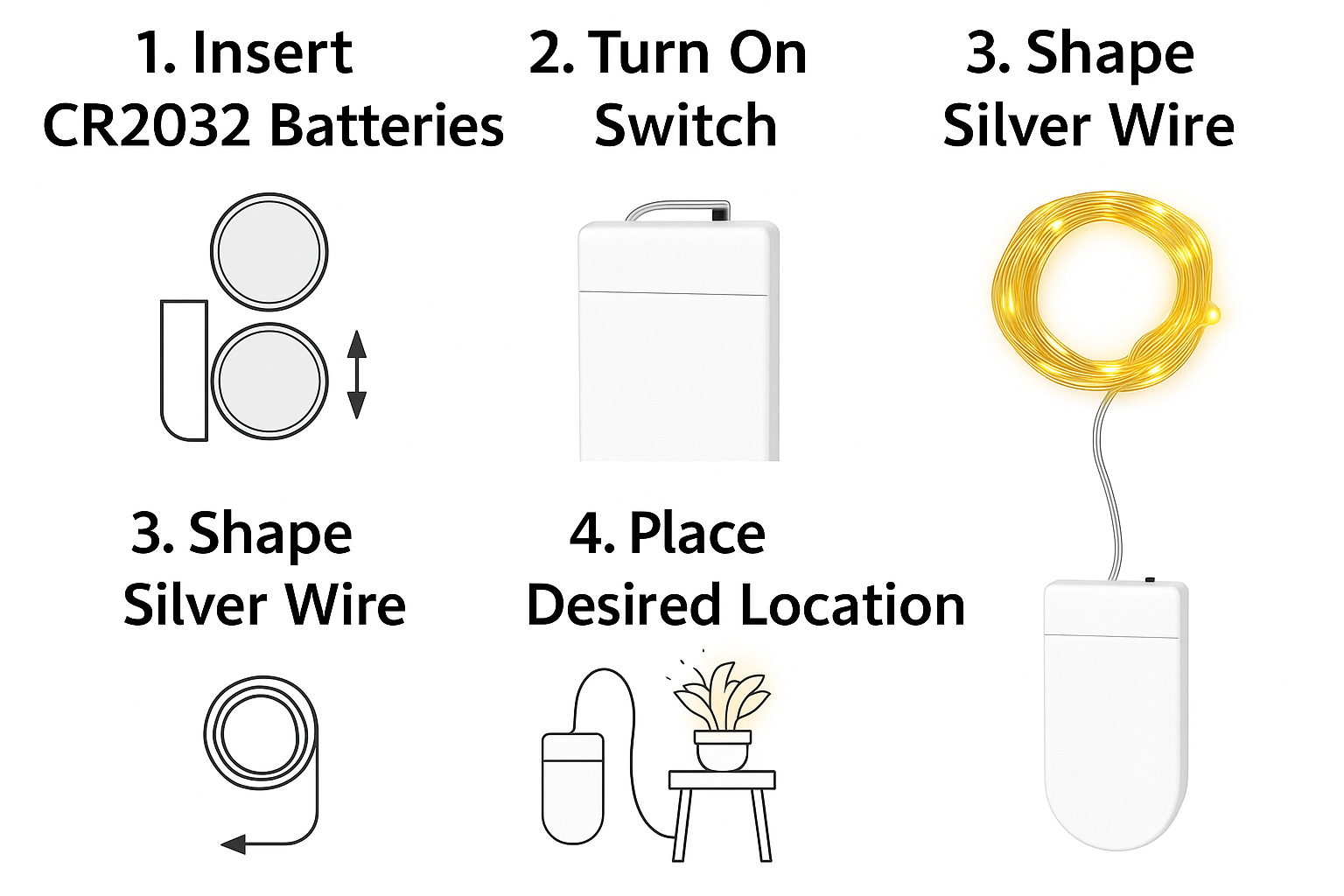 Step-by-step guide on how to use a product with illustrations and text.