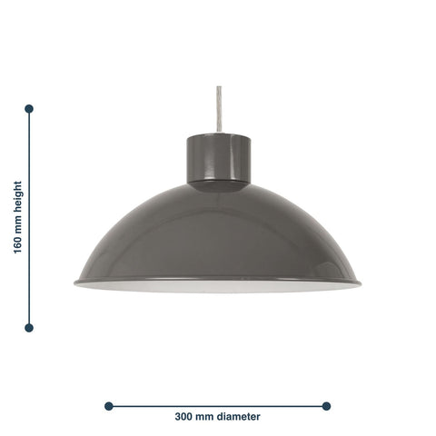 teal dome pendant lampshade for modern homes

