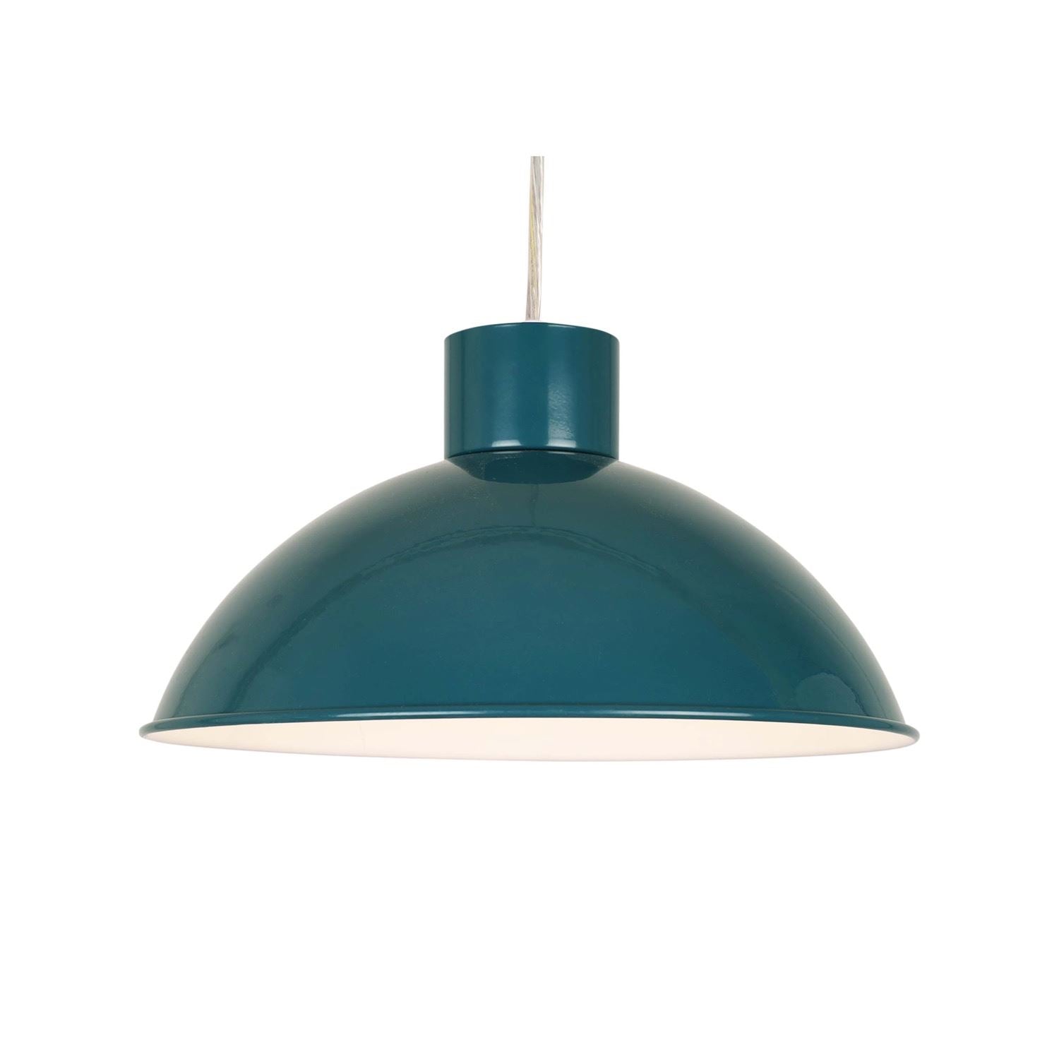 retro style teal pendant shade for ceiling
