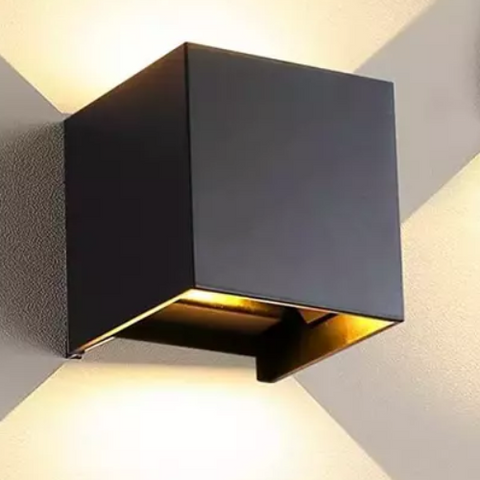 Modern Square Wall Light Fixture – Alpha Lights – UK

