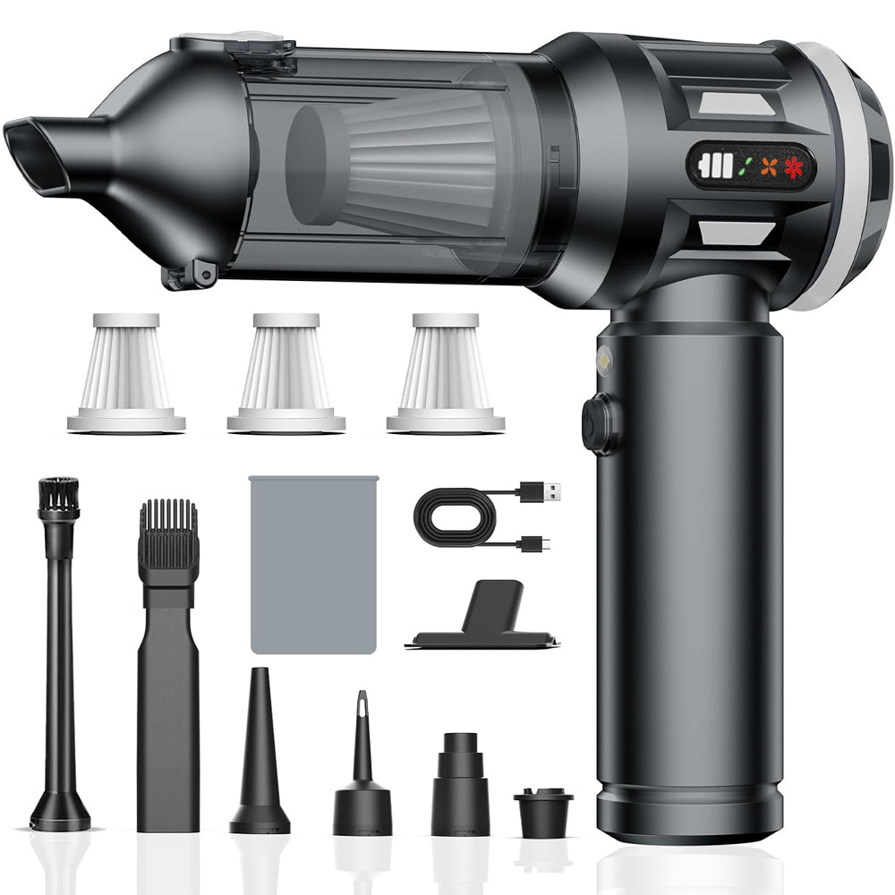 Handheld Vacuum Cleaner 25000Pa Cordless Mini Hoover with LED Display