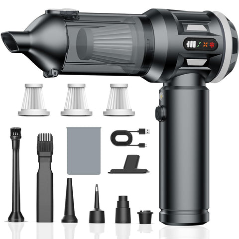 Handheld Vacuum Cleaner 25000Pa Cordless Mini Hoover with LED Display