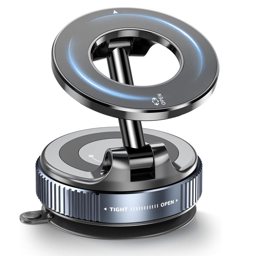 HanCenDa Vacuum Suction MagSafe Car Phone Holder – Black