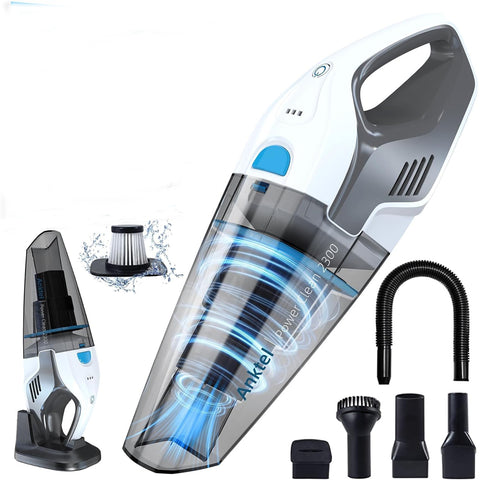 Anktel Multicolored Handheld Vacuum Cleaner 14.8V 9700Pa Wet & Dry Cordless