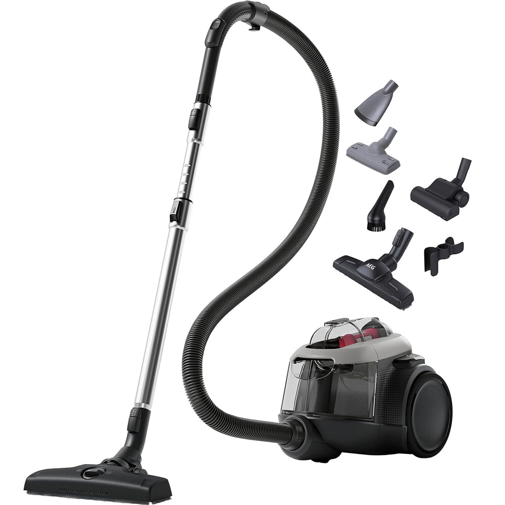 AEG 6000 Bagless Vacuum Cleaner AL61A4UG – 600W Powerful Suction, Pet Hair Remover for Carpet & Hard Floor, Compact & Quiet (74dB)