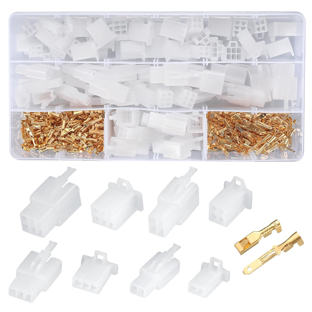 380 Pcs 2.8mm Automotive Wire Connector Pin Kit