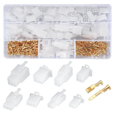 380 Pcs 2.8mm Automotive Wire Connector Pin Kit