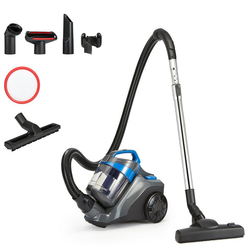 Amazon Basics 850W Bagless Cylinder Vacuum Cleaner 1.7L – Lightweight, Powerful Suction with HEPA Filter for Carpet & Hard Floors