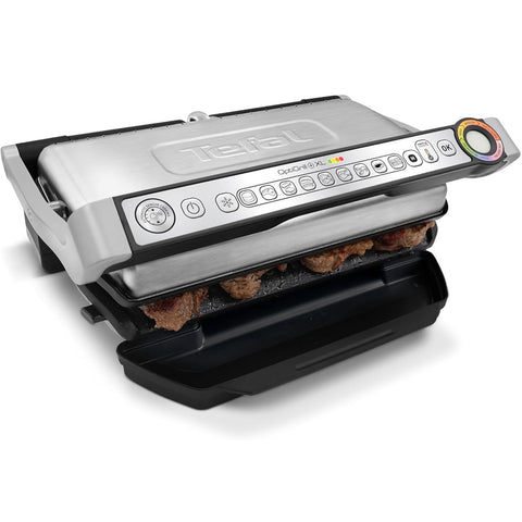 OptiGrill Plus XL Electric Grill – 9 Auto Cooking Programs, Non-Stick Removable Plates, Stainless Steel