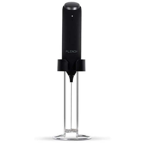 Rechargeable Milk Frother Handheld with USB-C Stand for Coffee & Drinks