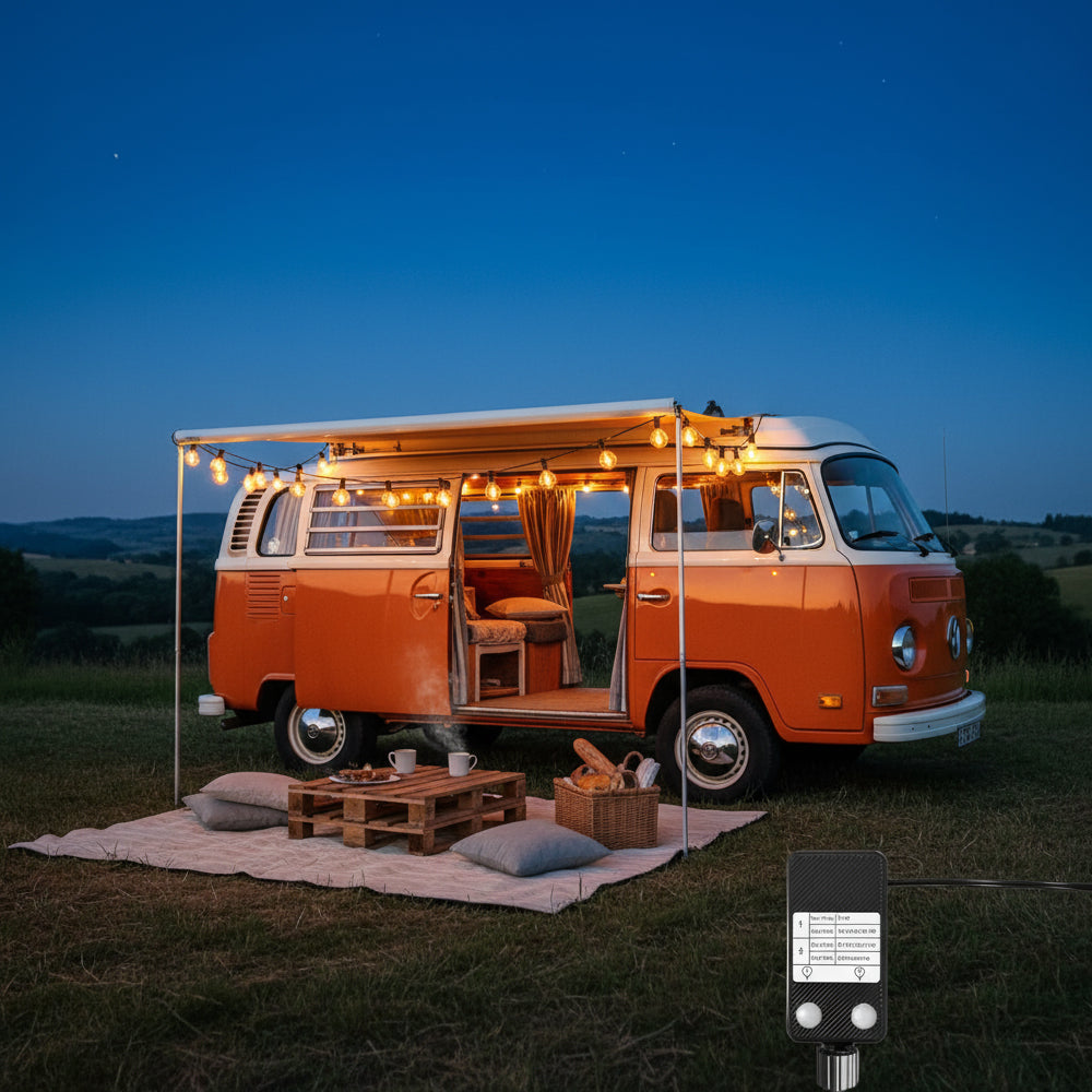 36M Outdoor Festoon Lights Mains Powered – Timer & Dimmable, 50+3 Shatterproof G40 LED Bulbs, Waterproof Garden String Lights for Patio, Yard, Wedding & Christmas