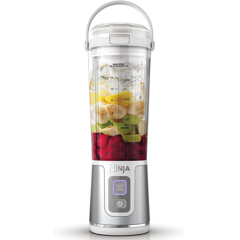 Blast Portable Blender 530ml – Rechargeable Cordless Mini Blender with Leakproof Lid, Sip Spout, Ice & Fruit Smoothies – White